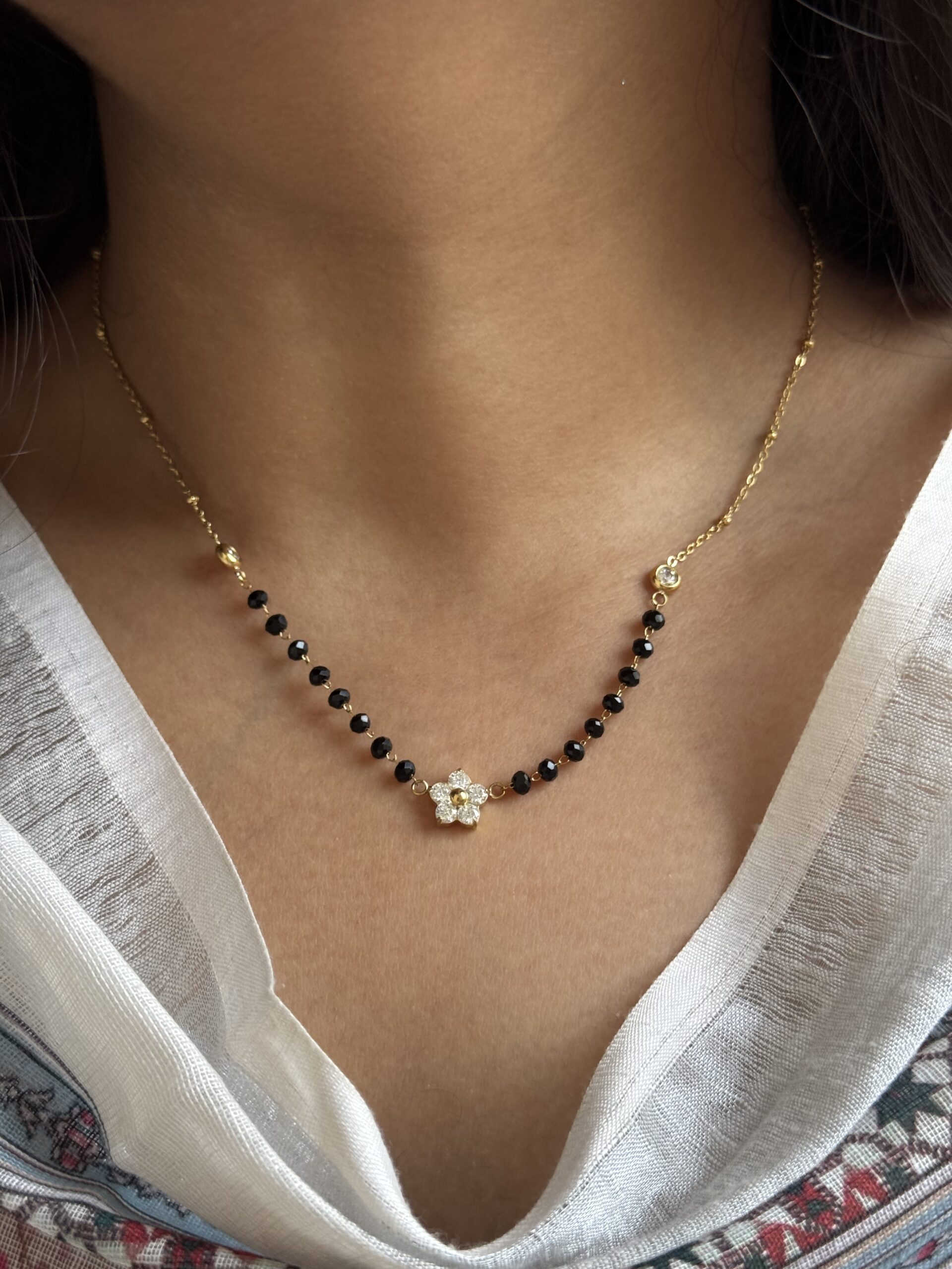 Flower Mangalsutra