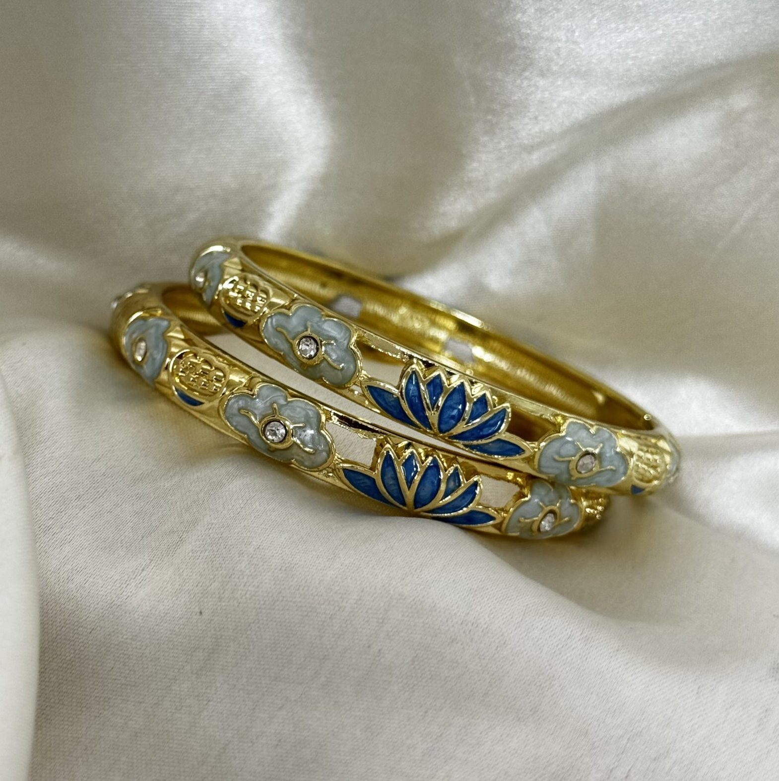 Enamel Bracelets, Enamel Bangles, Blue Bangles enamel bangles, enamel bangles for women, colourful enamel bangles, brass enamel bangles, designer enamel bangles, enamel jewellery, trendy bangles for women, enamel bangles online, colourful bangles online India, lightweight enamel bangles, traditional enamel bangles, modern enamel bangles, stackable enamel bangles, festive bangles for women, statement bangles for women, brass bangles for women, Indian bangles, ethnic jewellery, colourful jewellery, women’s jewellery
