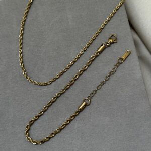 Rope Necklace & Bracelet