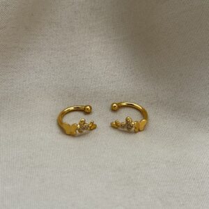 anti tarnish waterproof 18k gold earrings for women