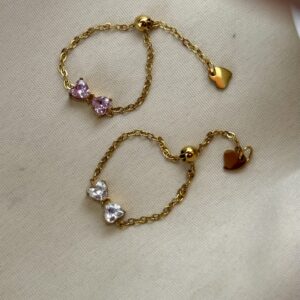 anti tarnish waterproof 18k gold ring for women