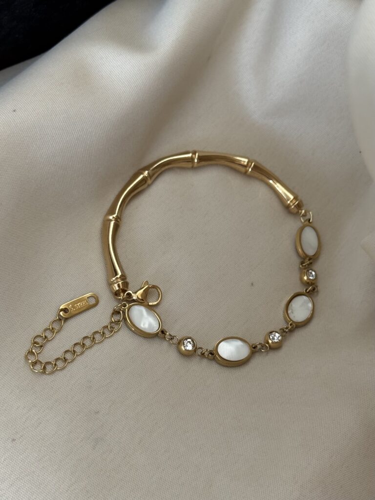 anti tarnish waterproof gold chain bracelet for women