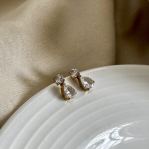 anti tarnish waterproof 18k gold earrings for women