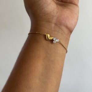 anti tarnish waterproof gold chain bracelet for women