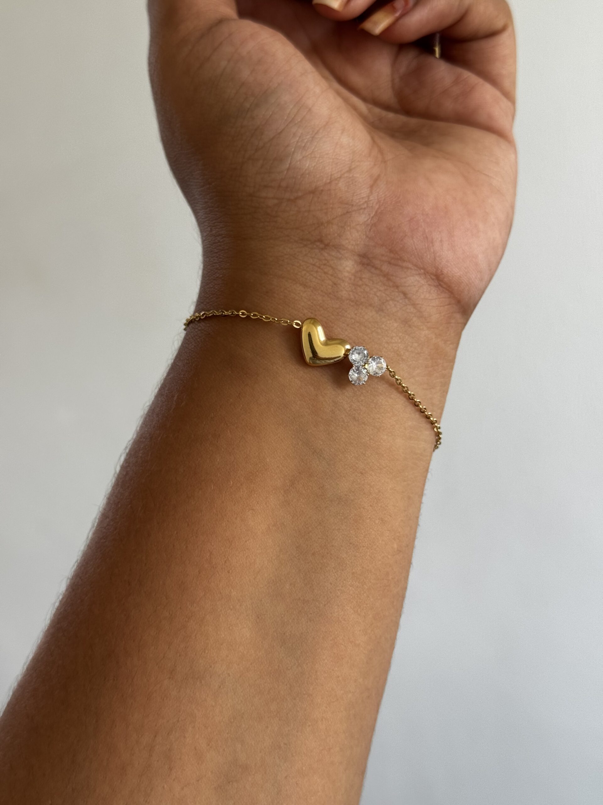 anti tarnish waterproof gold chain bracelet for women