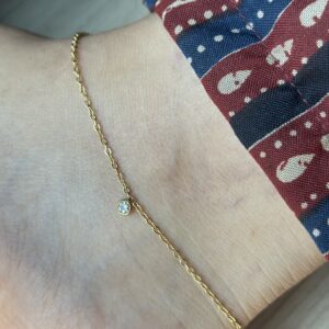 Sparkle Stone Anklet (Single Pc)