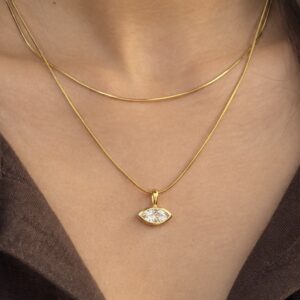 Marquise Layered Necklace