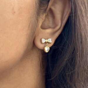 Hearty Bow Earrings